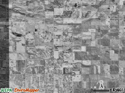 Lee township, Iowa satellite photo by USGS