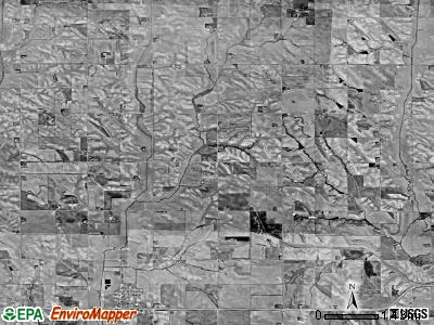 Banner township, Iowa satellite photo by USGS