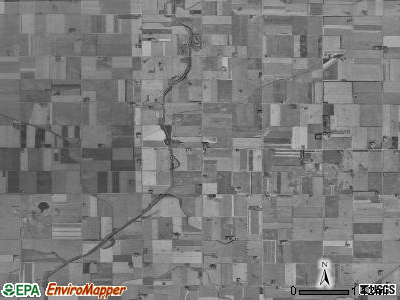 Williams township, Iowa satellite photo by USGS