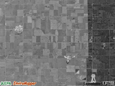 Colfax township, Iowa satellite photo by USGS