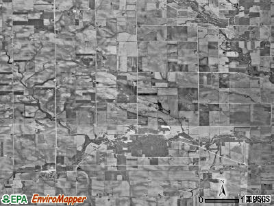 Coffins Grove township, Iowa satellite photo by USGS