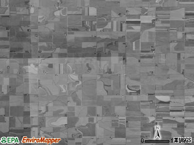 Cook township, Iowa satellite photo by USGS