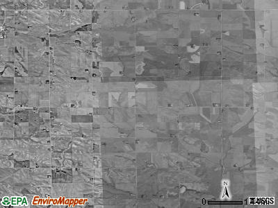 Battle township, Iowa satellite photo by USGS