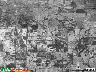 Wycough township, Arkansas satellite photo by USGS