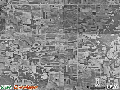 North Fork township, Iowa satellite photo by USGS