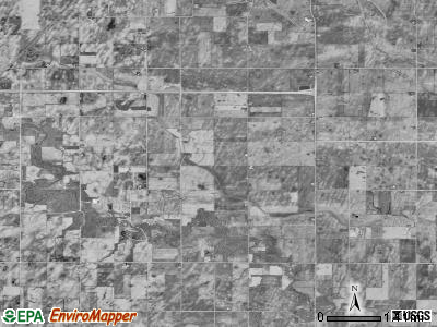 Ellis township, Iowa satellite photo by USGS