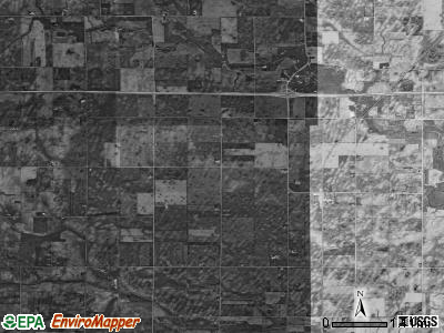 Buckeye township, Iowa satellite photo by USGS
