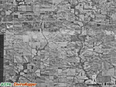 Westburg township, Iowa satellite photo by USGS
