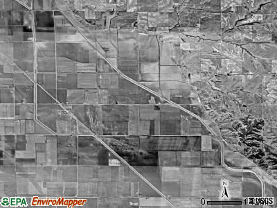 Grange township, Iowa satellite photo by USGS