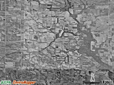 Cono township, Iowa satellite photo by USGS