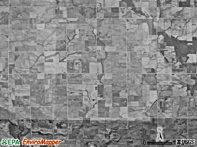 Newton township, Iowa satellite photo by USGS