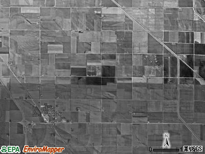 Sloan township, Iowa satellite photo by USGS