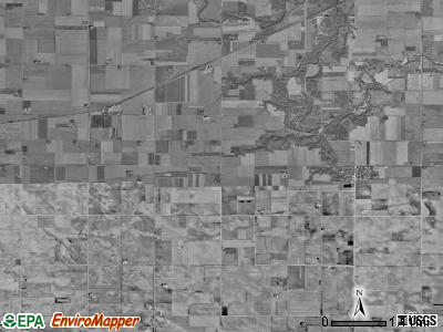 Sac township, Iowa satellite photo by USGS