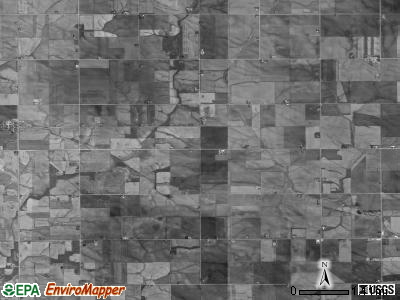 Felix township, Iowa satellite photo by USGS