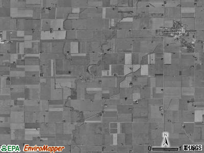 Gowrie township, Iowa satellite photo by USGS