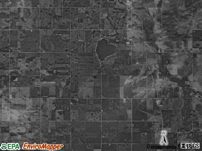 Ellsworth township, Iowa satellite photo by USGS
