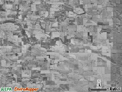 Providence township, Iowa satellite photo by USGS