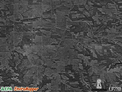 Butler township, Iowa satellite photo by USGS
