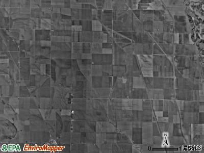 West Fork township, Iowa satellite photo by USGS