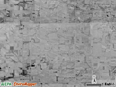 Wheatland township, Iowa satellite photo by USGS