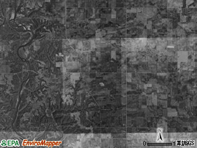 Vienna township, Iowa satellite photo by USGS