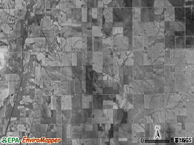 Liscomb township, Iowa satellite photo by USGS
