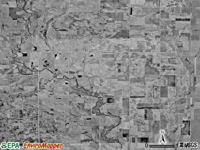 Jasper township, Iowa satellite photo by USGS
