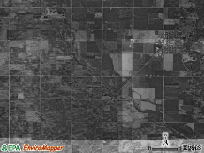 Lafayette township, Iowa satellite photo by USGS