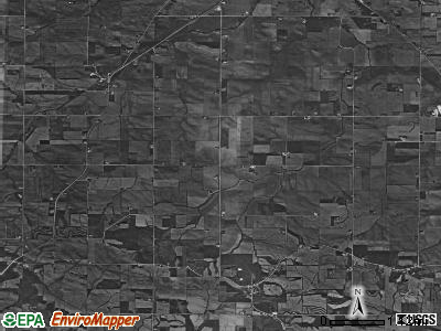 Wayne township, Iowa satellite photo by USGS