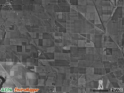 Ashton township, Iowa satellite photo by USGS