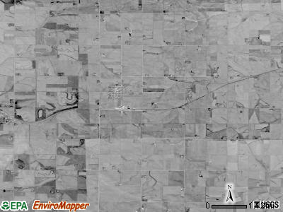 Arcadia township, Iowa satellite photo by USGS