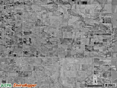 Glidden township, Iowa satellite photo by USGS