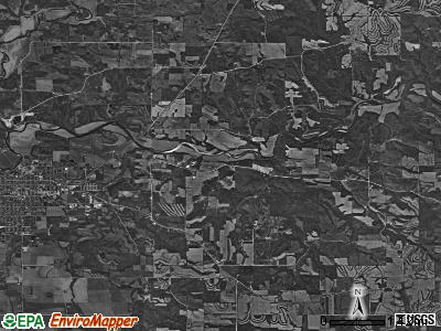Maquoketa township, Iowa satellite photo by USGS