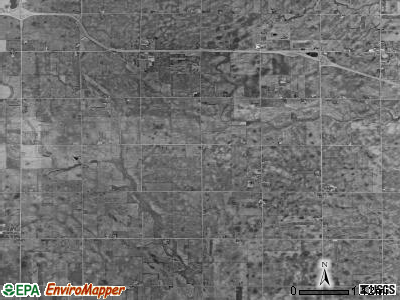 Colfax township, Iowa satellite photo by USGS