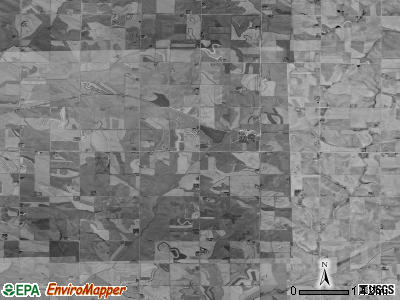 Iowa township, Iowa satellite photo by USGS