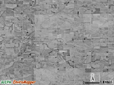Ewoldt township, Iowa satellite photo by USGS