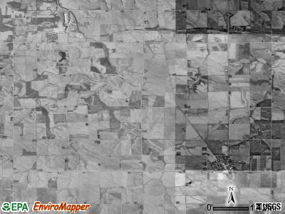 Greencastle township, Iowa satellite photo by USGS
