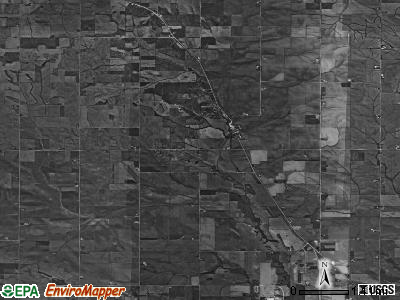 Welton township, Iowa satellite photo by USGS