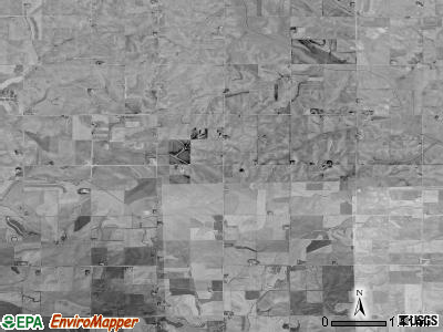 Cameron township, Iowa satellite photo by USGS