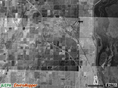Willis township, Arkansas satellite photo by USGS