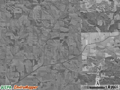 Polk township, Iowa satellite photo by USGS