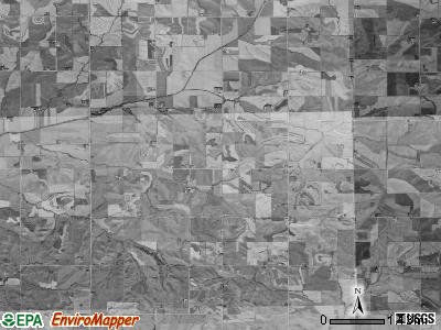 Douglas township, Iowa satellite photo by USGS