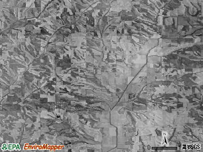 Magnolia township, Iowa satellite photo by USGS