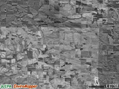 Graham township, Iowa satellite photo by USGS