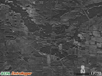 Allens Grove township, Iowa satellite photo by USGS