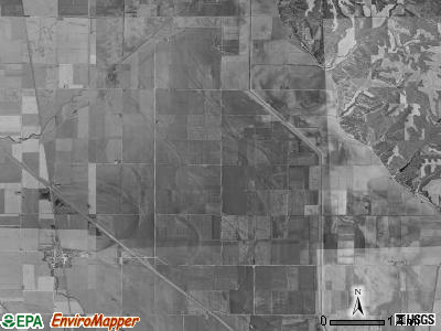 Taylor township, Iowa satellite photo by USGS