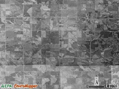 Bear Grove township, Iowa satellite photo by USGS