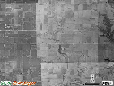 Troy township, Iowa satellite photo by USGS