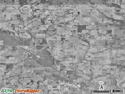 Palo Alto township, Iowa satellite photo by USGS