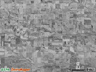 Scott township, Iowa satellite photo by USGS